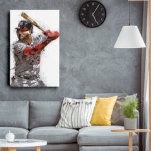 Load image into Gallery viewer, Bryce Harper Canvas Art – Washington Nationals Wall Decor
