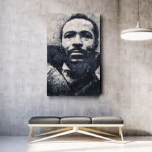 Load image into Gallery viewer, Marvin Gaye Canvas Art – Geometric Music Wall Decor

