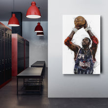 Load image into Gallery viewer, Hakeem Olajuwon Canvas Art – Houston Rockets Wall Decor

