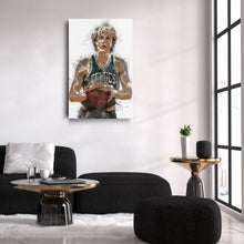 Load image into Gallery viewer, Larry Bird Canvas Art – Boston Celtics Wall Decor
