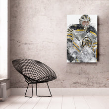 Load image into Gallery viewer, Linus Ullmark Canvas Art – Boston Bruins Wall Decor
