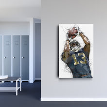 Load image into Gallery viewer, Michael Thomas Canvas Art – New Orleans Saints Wall Decor
