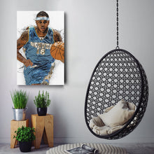 Load image into Gallery viewer, Carmelo Anthony Canvas Art – Denver Nuggets Wall Decor
