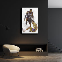Load image into Gallery viewer, Allen Iverson Step Over Canvas Wall Art – NBA Legend for Man Cave
