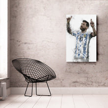 Load image into Gallery viewer, Lionel Messi Canvas Art – Argentina National Team Wall Decor

