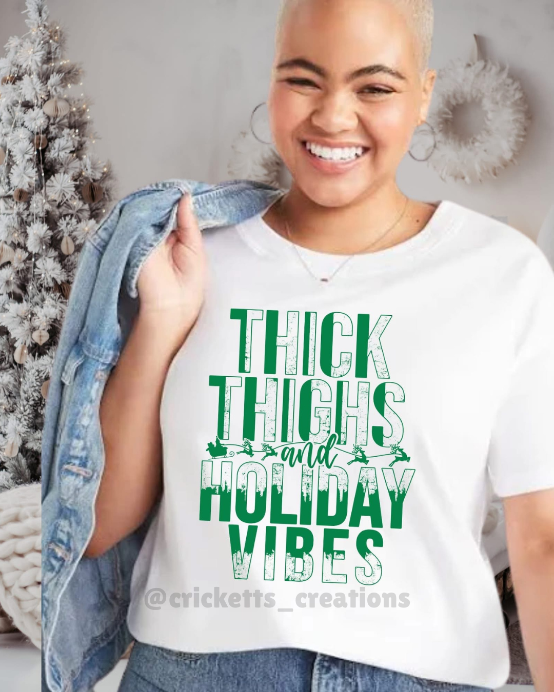 “Thick Thighs & Holiday Vibes” Shirt