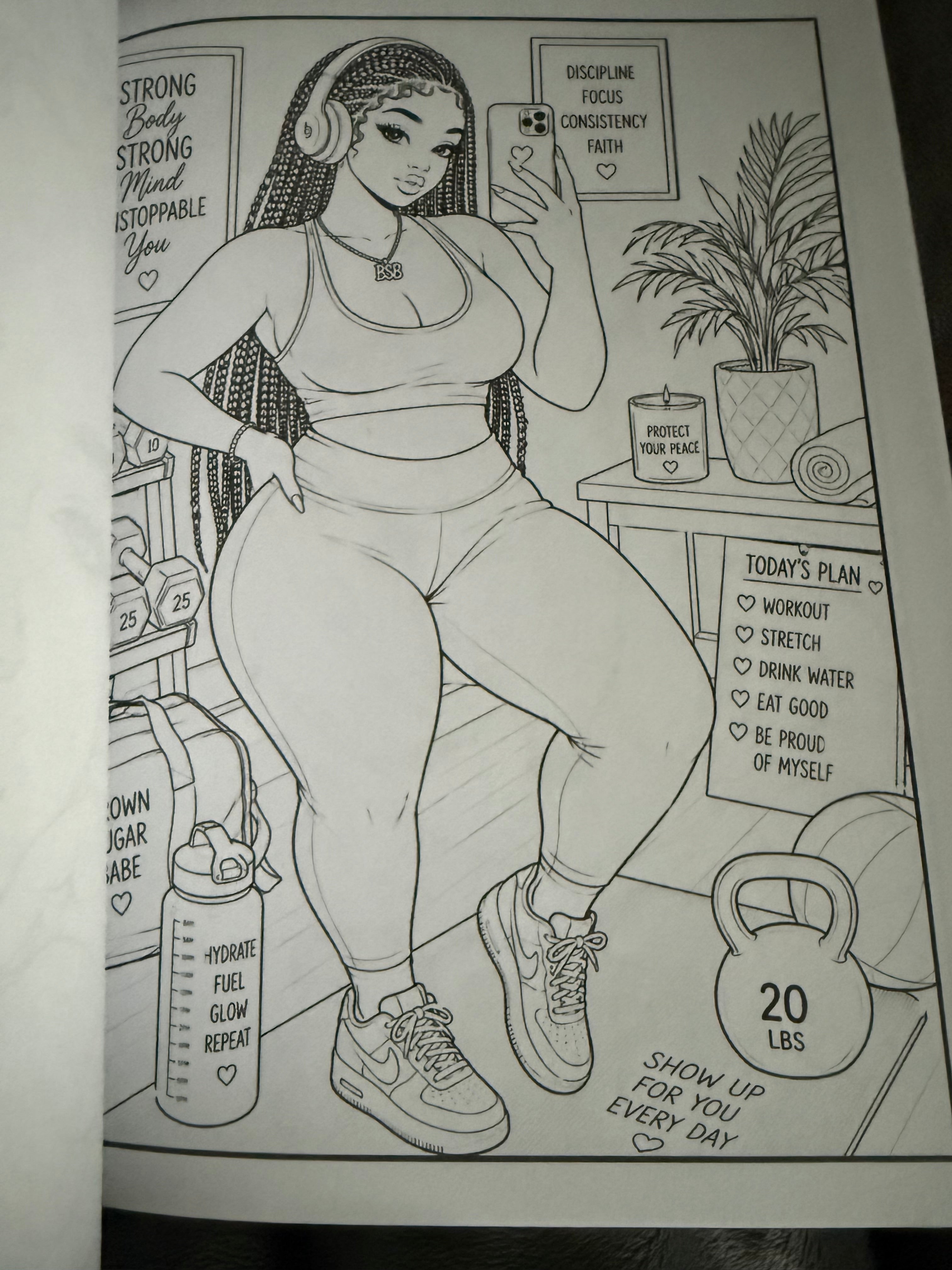 Brown Sugar Babes: Coloring Book