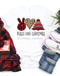 Peace • Love • Christmas Shirt