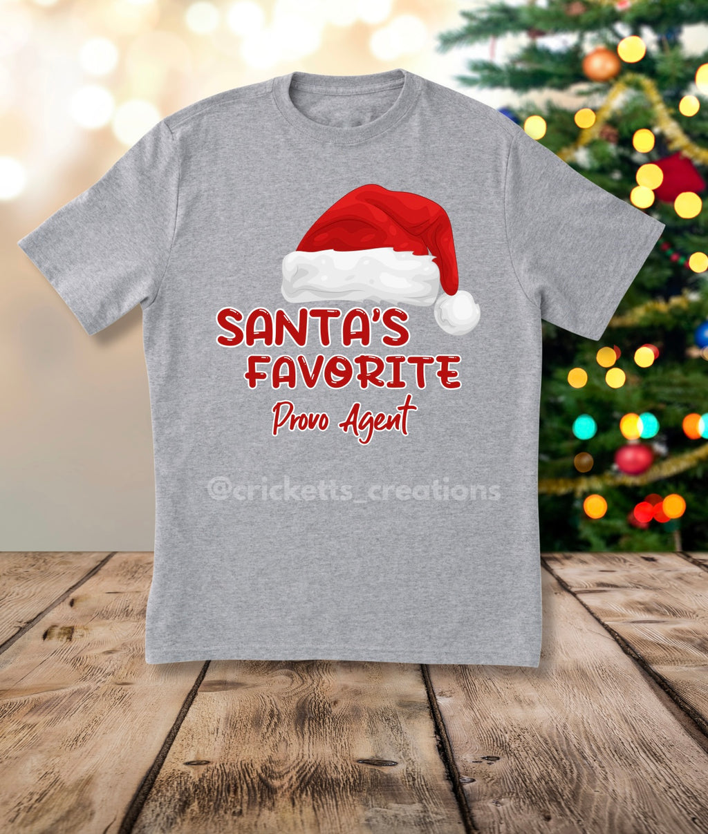 Santa’s Favorite — Holiday Crew Shirt