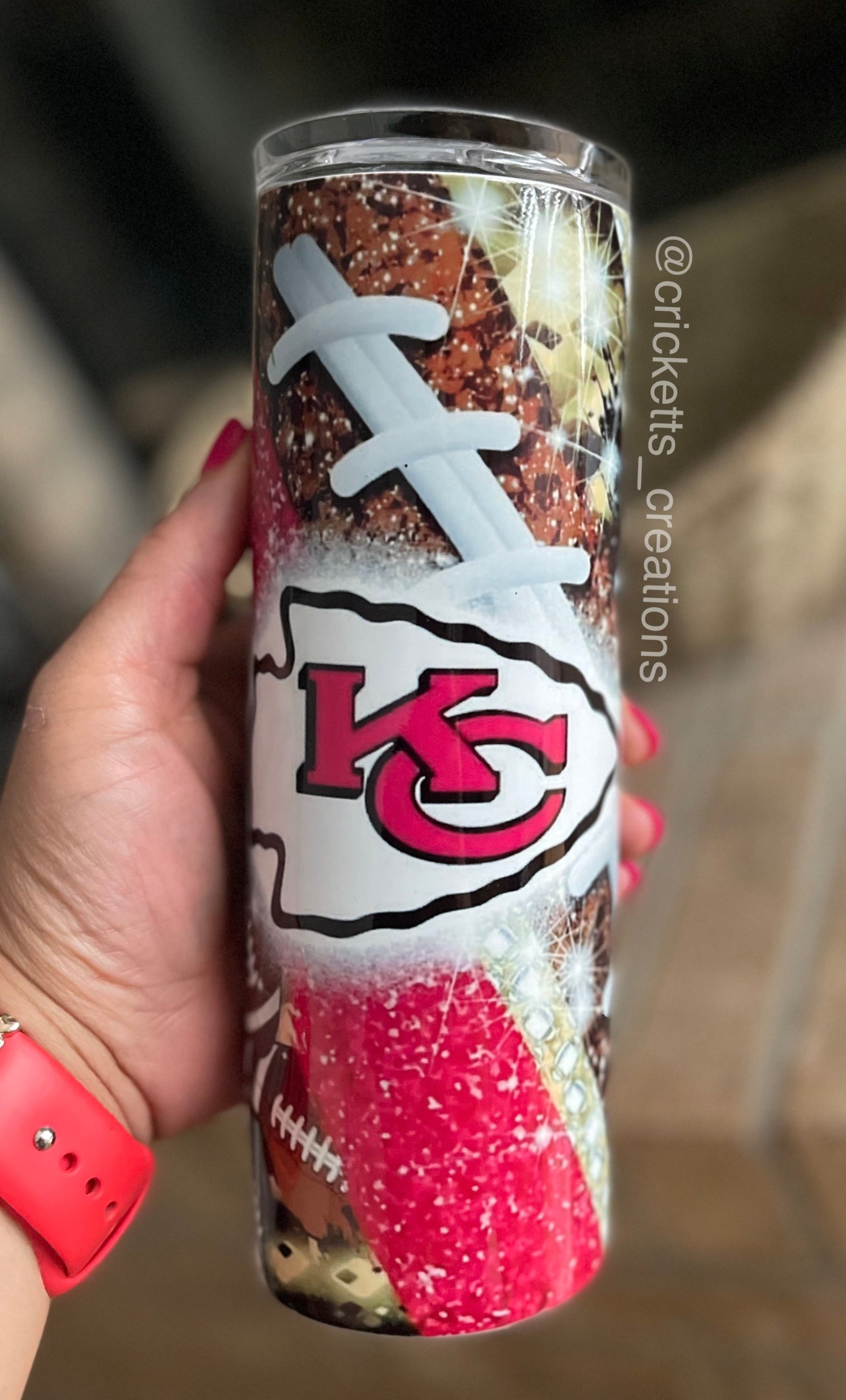 Mockup Stock: 🏈 Chiefs Kingdom Stainless Steel Tumblers — Game-Day Edition