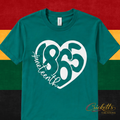 Juneteenth 1865 Heart Shirt