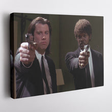 Load image into Gallery viewer, Pulp Fiction Gangsta Canvas – Classic Movie Wall Art
