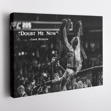 Load image into Gallery viewer, Conor McGregor Quote Canvas Art – MMA Wall Decor
