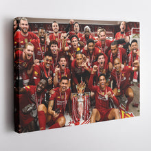 Load image into Gallery viewer, Liverpool Champions Canvas – Soccer Wall Art for Fans
