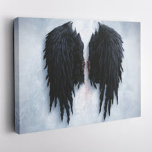 Load image into Gallery viewer, Banksy Angel Wings Canvas – Urban Street Art for Home Decor
