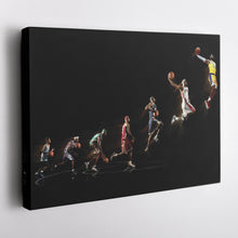 Load image into Gallery viewer, LeBron James Canvas Art – Lakers Evolution Wall Decor
