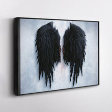 Load image into Gallery viewer, Banksy Angel Wings Canvas – Urban Street Art for Home Decor
