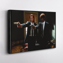 Load image into Gallery viewer, Pulp Fiction Canvas – Vincent &amp; Jules Gangsta Movie Wall Art for Home Decor
