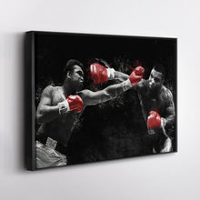 Load image into Gallery viewer, Mike Tyson vs Muhammad Ali Canvas Art – Boxing Legends Wall Decor
