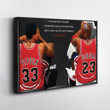 Load image into Gallery viewer, Michael Jordan &amp; Scottie Pippen Poster – Chicago Bulls Canvas Wall Art Decor
