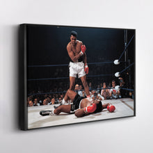 Load image into Gallery viewer, Muhammad Ali vs Sonny Liston Canvas – Phantom Punch Boxing Wall Art
