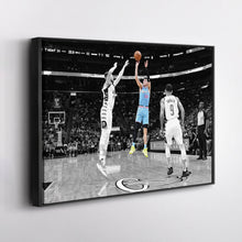 Load image into Gallery viewer, Tyler Herro Canvas Art – Clutch Shot Basketball Decor

