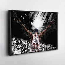 Load image into Gallery viewer, Patrick Ewing Canvas Art – Knicks Basketball Wall Decor
