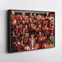 Load image into Gallery viewer, Liverpool Champions Canvas – Soccer Wall Art for Fans
