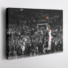 Load image into Gallery viewer, Damian Lillard Canvas Art – Dame Time Game Winner Decor
