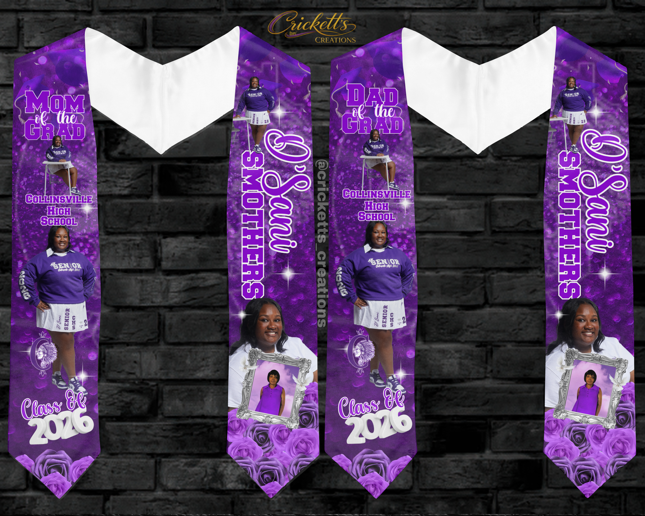 Custom Graduation Stole