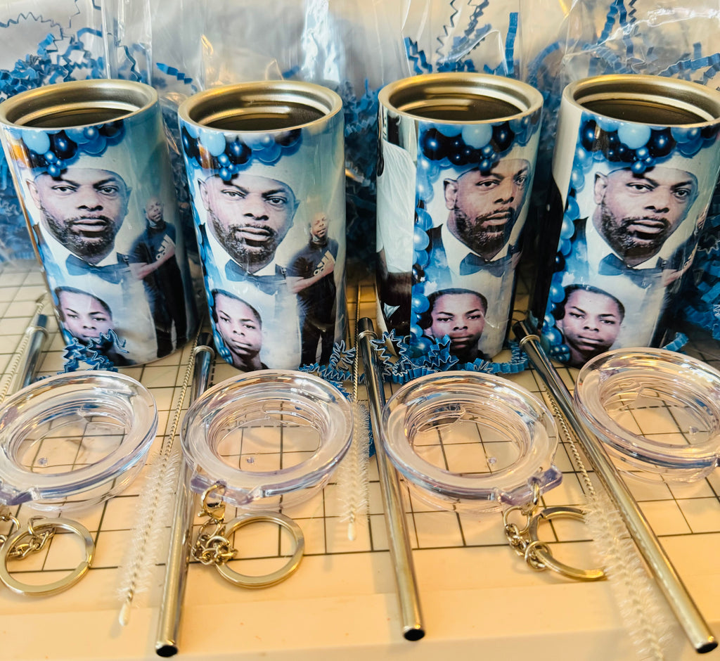 Custom Mini Shot Glass Tumbler Keychain (3oz)