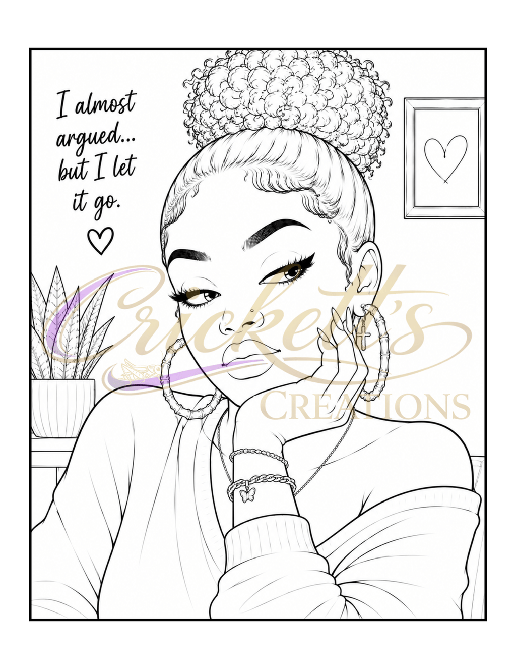 Petty, But Healing: Volume 2 Coloring Book