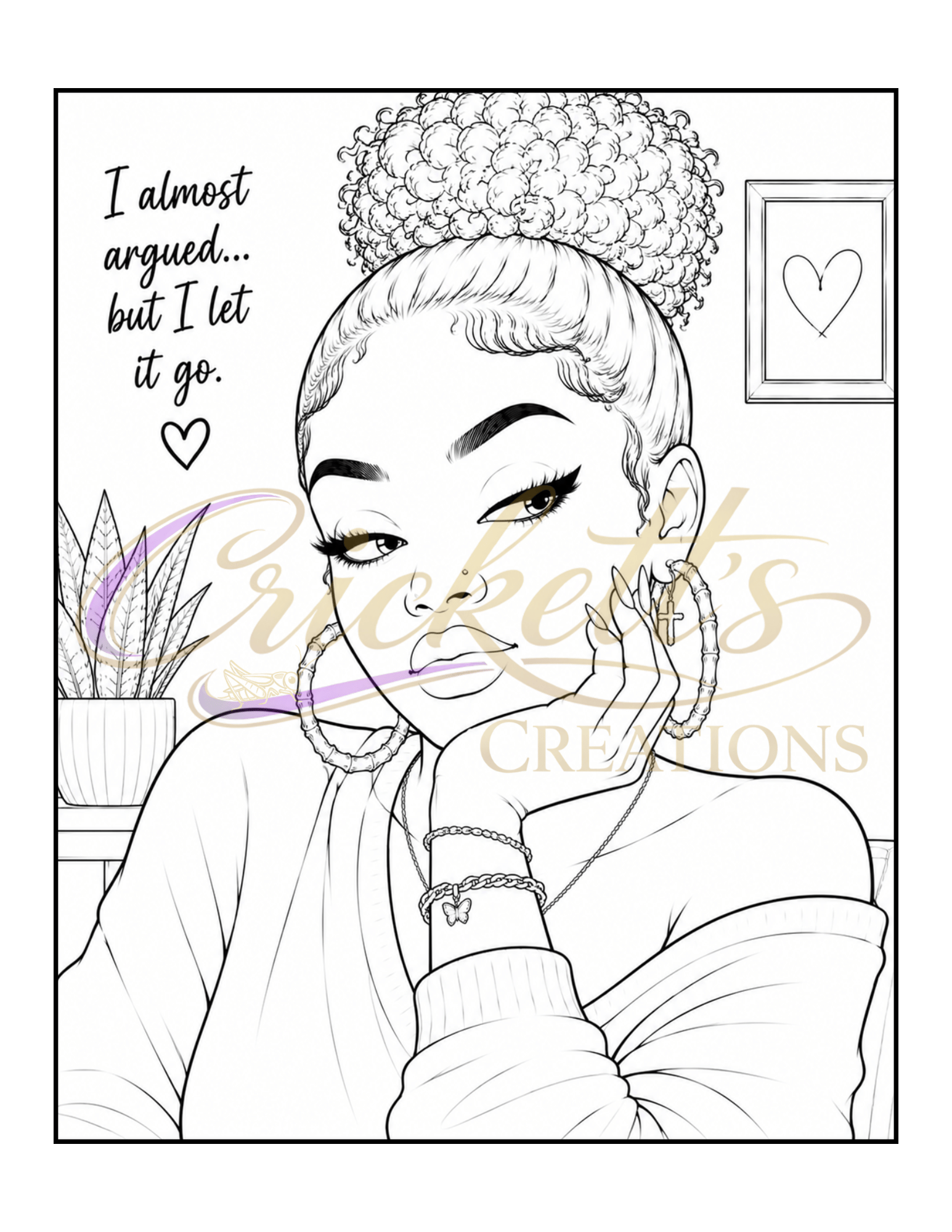 Petty, But Healing: Volume 2 Coloring Book