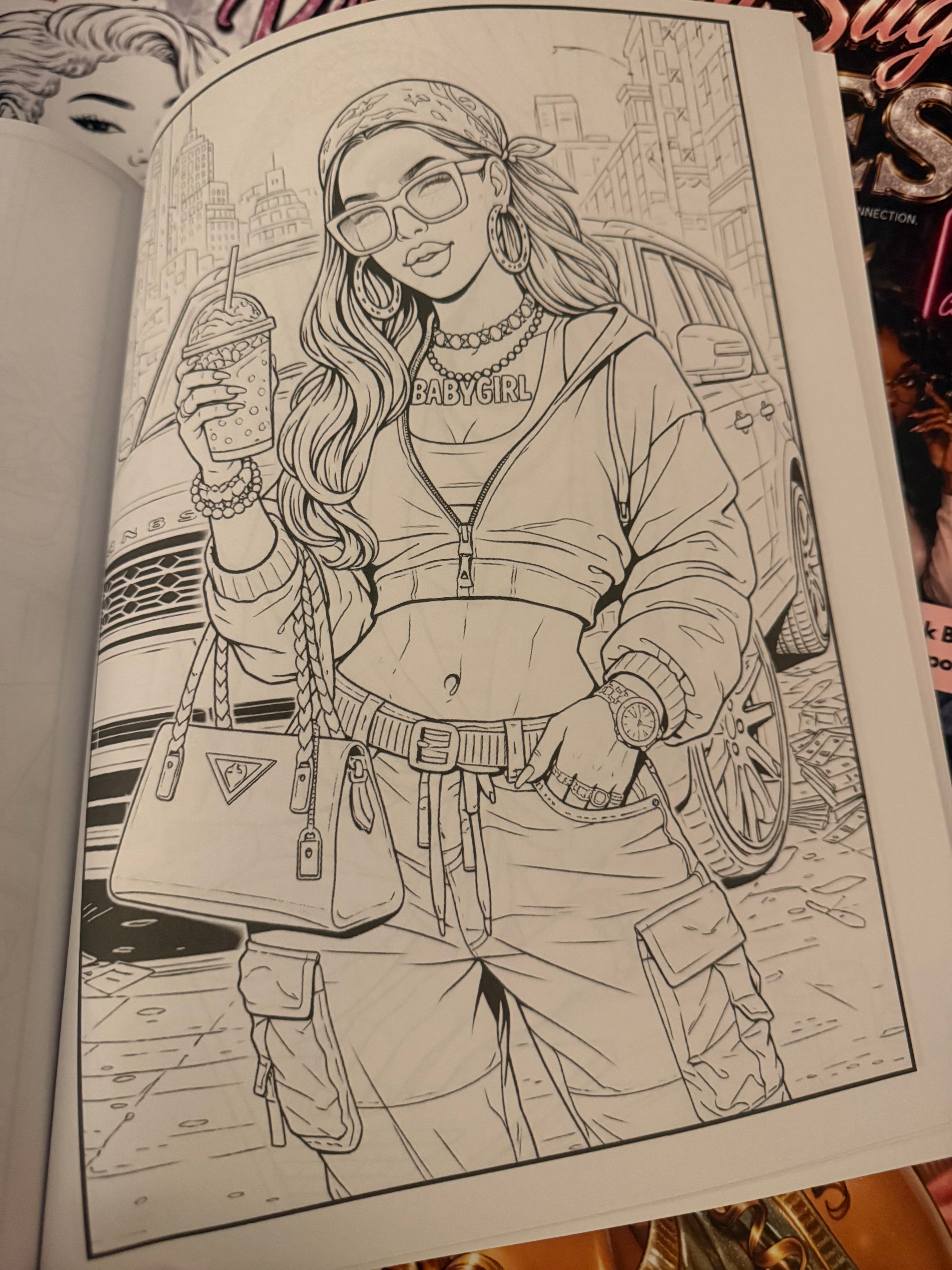 Baddie Lifestyle: A Coloring Book