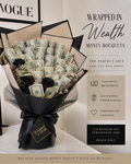 Custom Wrapped in Wealth Bouquet