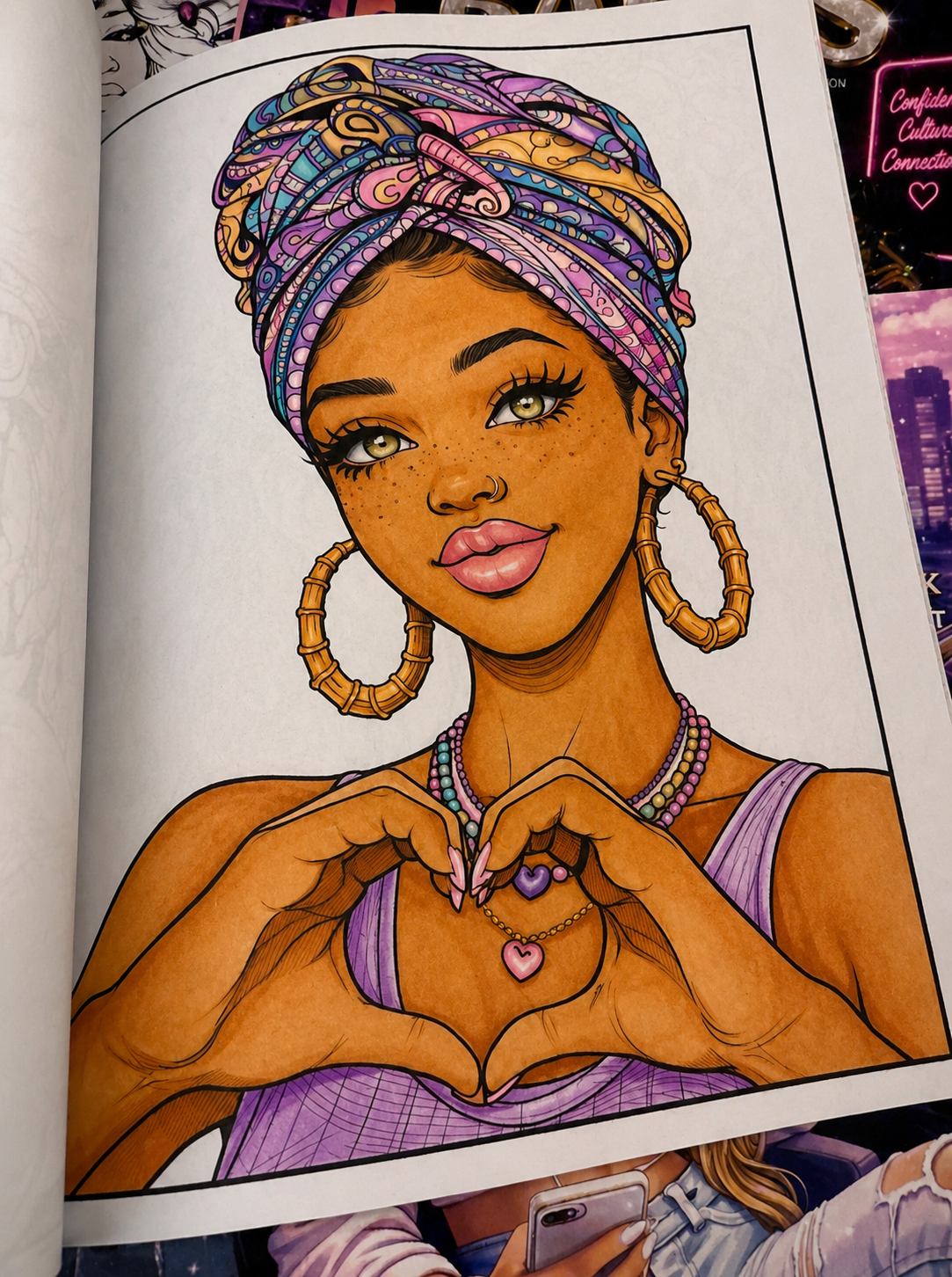 Hey, Girl, Hey!: Vol. 1: Face Card Never Declining Coloring Book