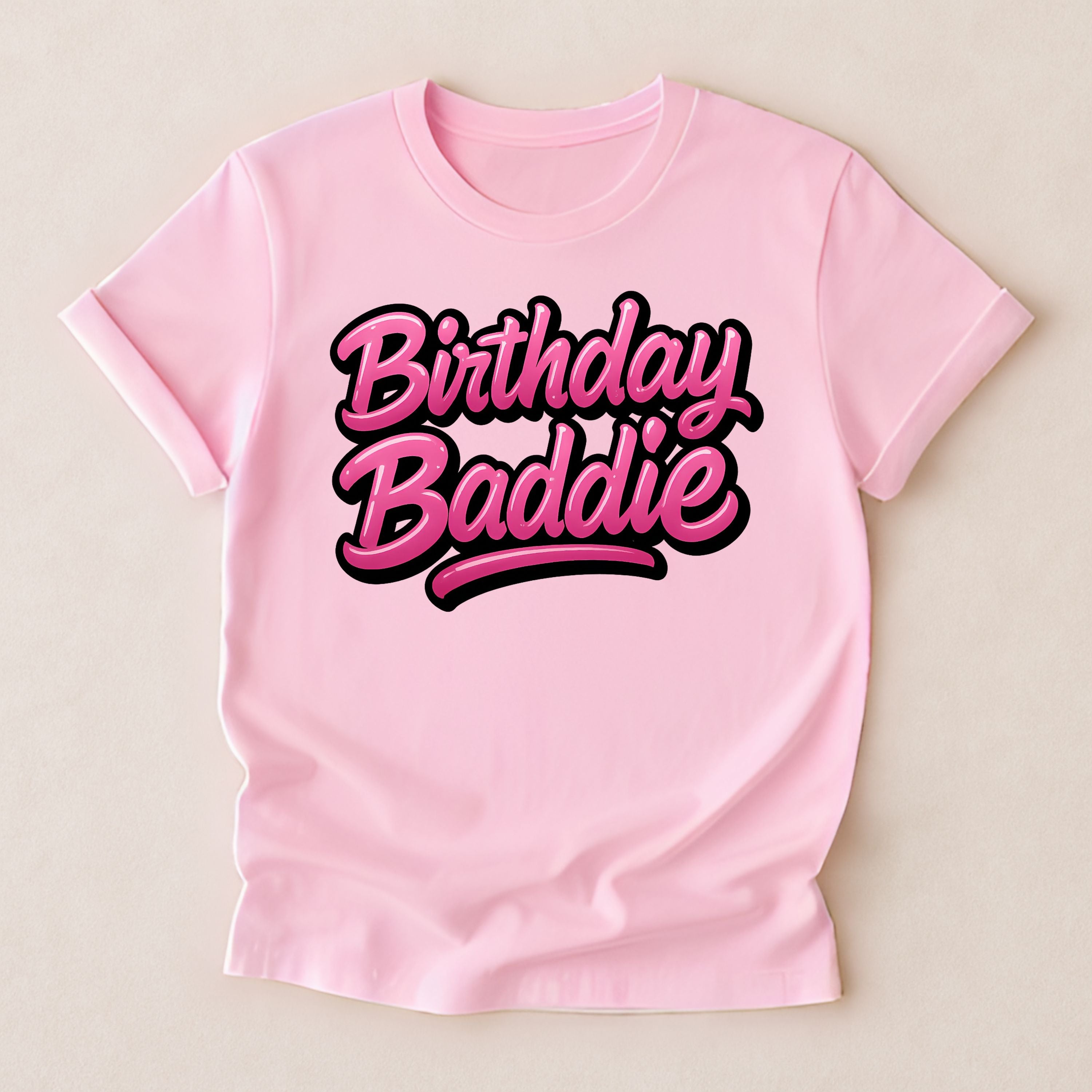 Birthday Baddie PNG (Digital Download)