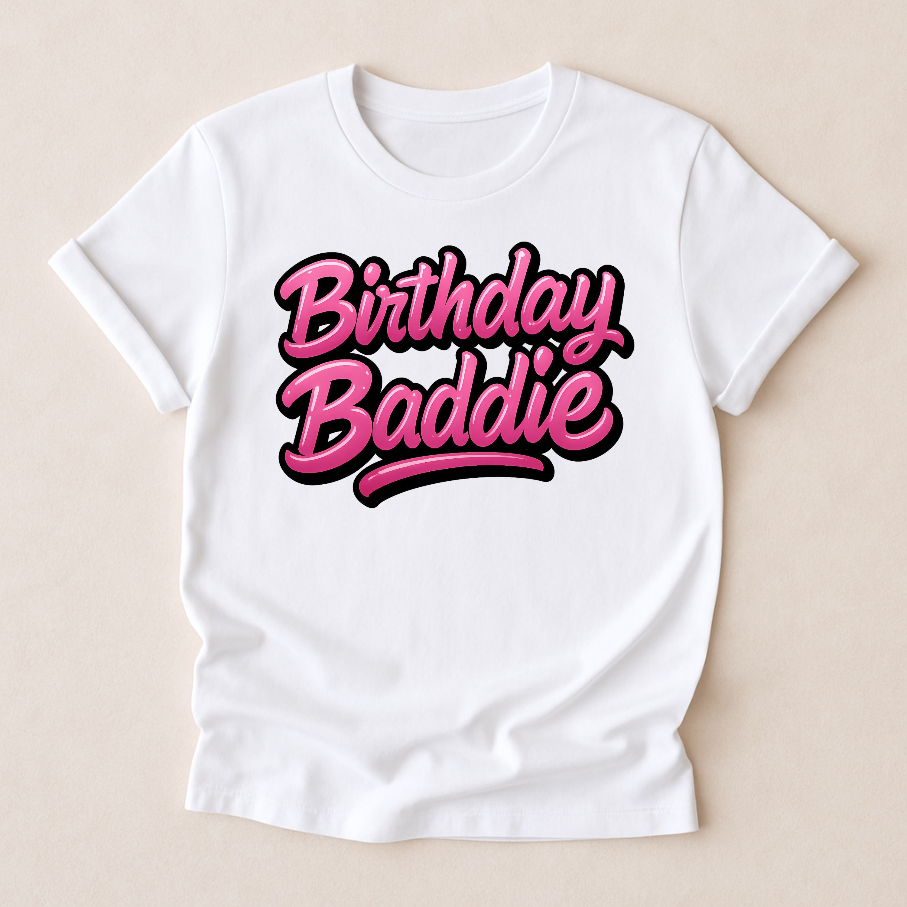 Birthday Baddie PNG (Digital Download)
