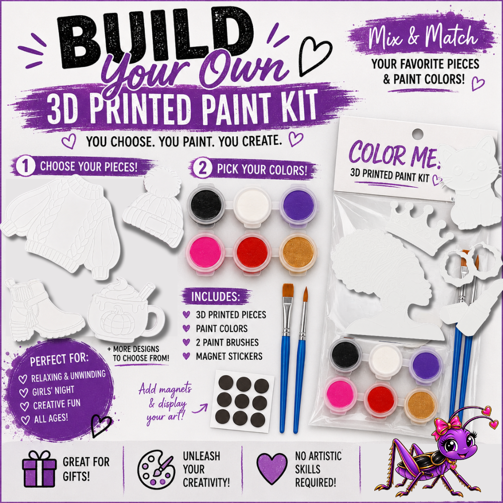 COLOR ME! Build Your Own 3D Printed Paint Kit