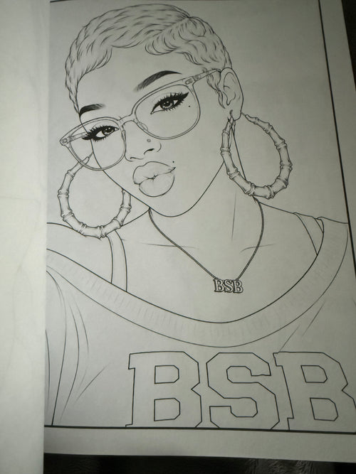 Brown Sugar Babes: Coloring Book