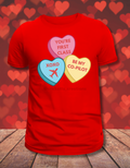 Airline Conversation Hearts Valentine Shirt