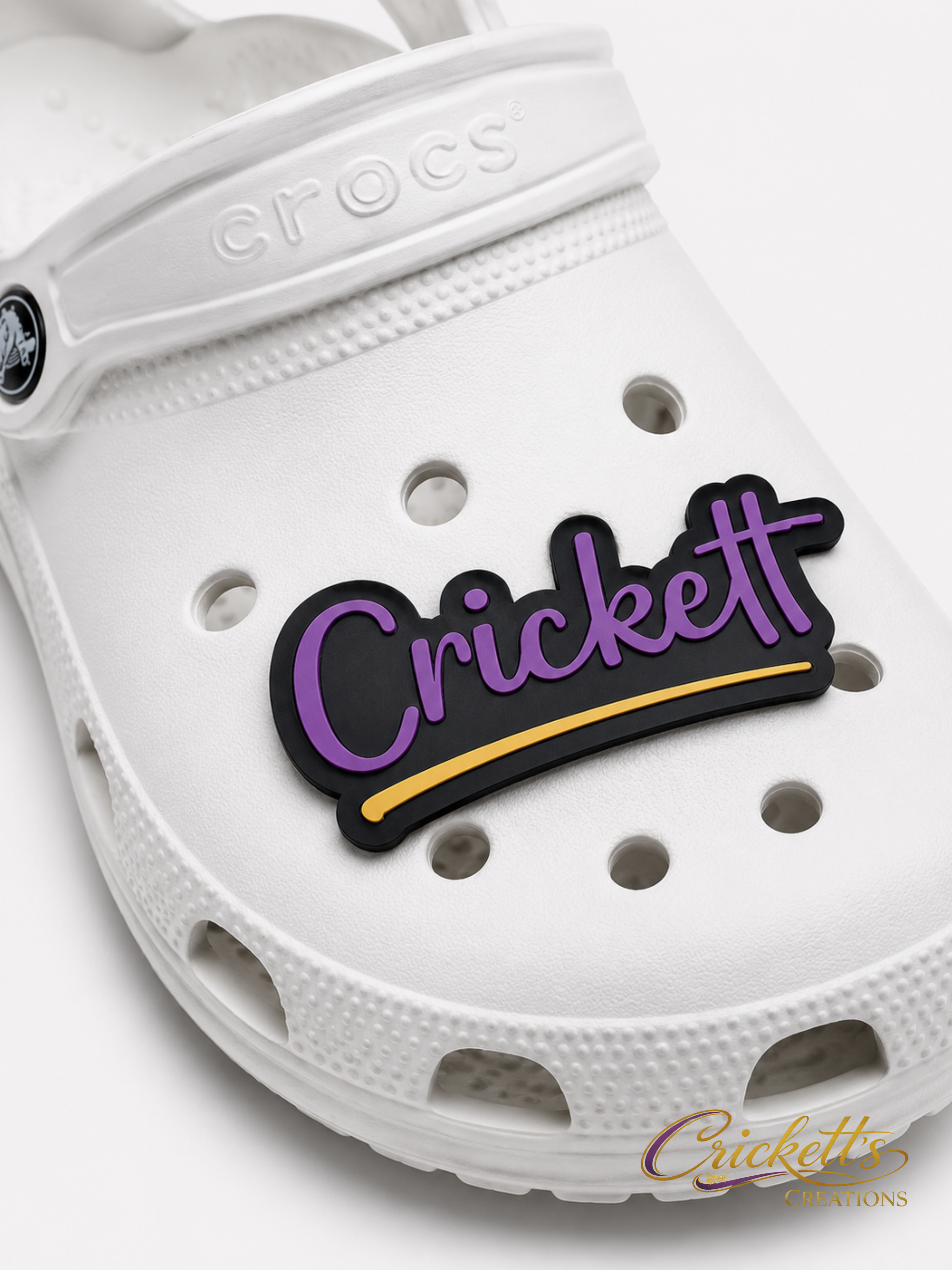 “Cribbetts by Crickett” Custom Name Shoe Charms