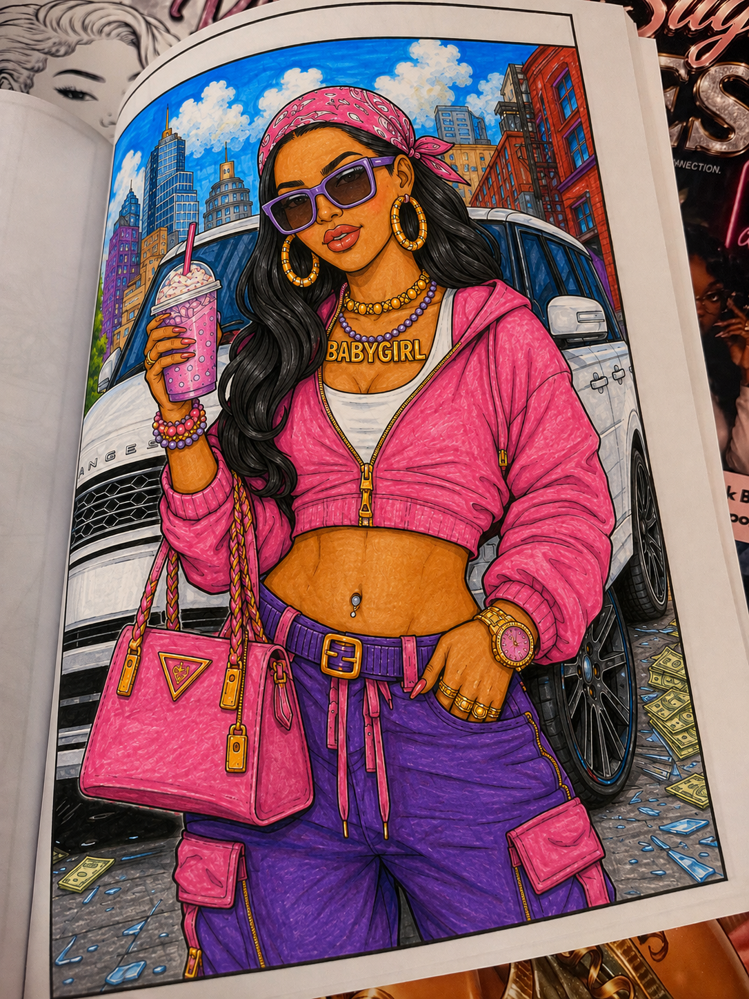 Baddie Lifestyle: A Coloring Book
