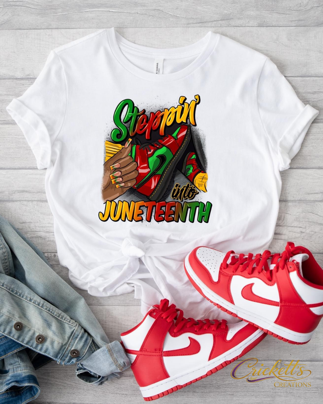 Steppin' Into Juneteenth Shirt
