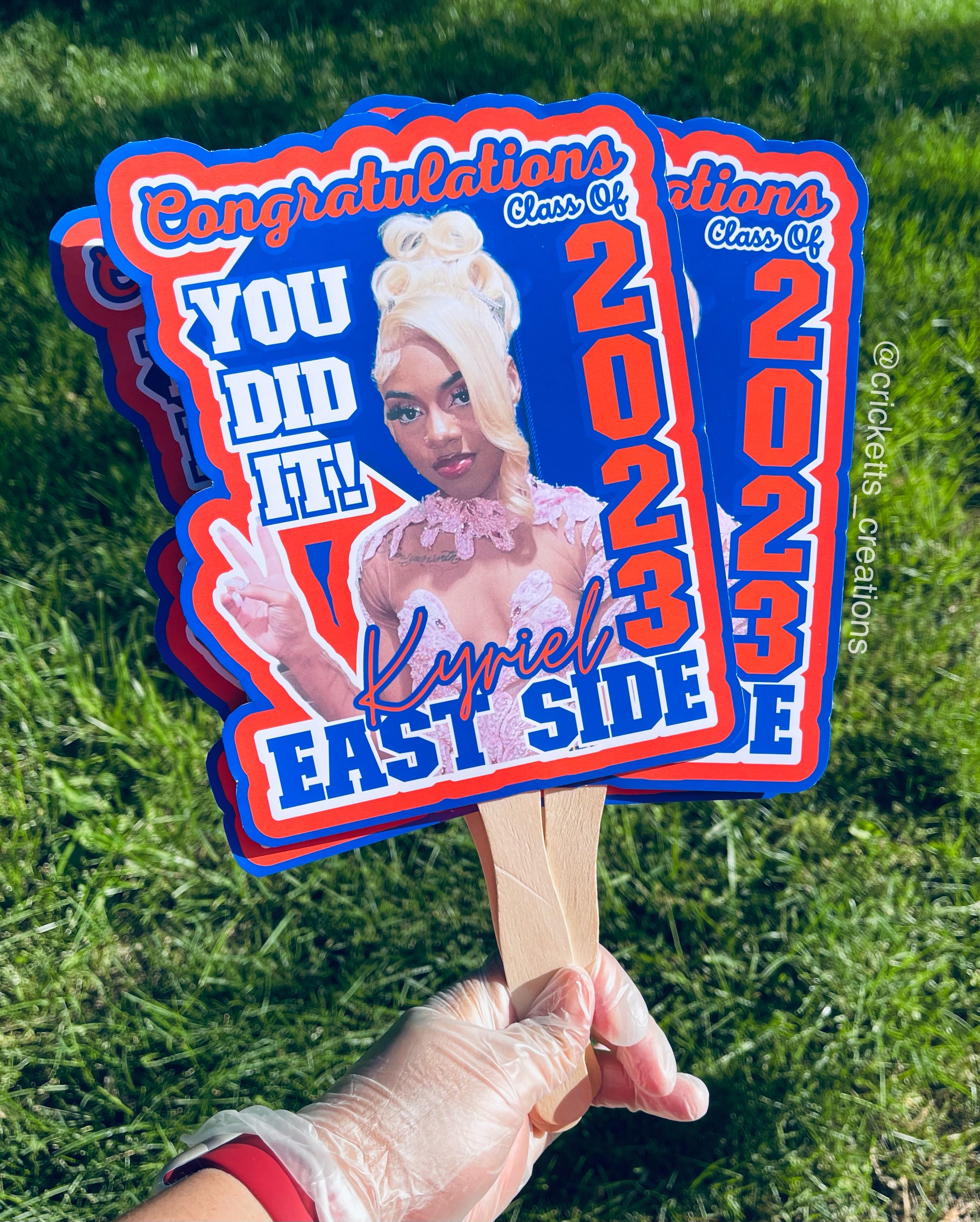 Custom Grad Fans (Standard SIze)