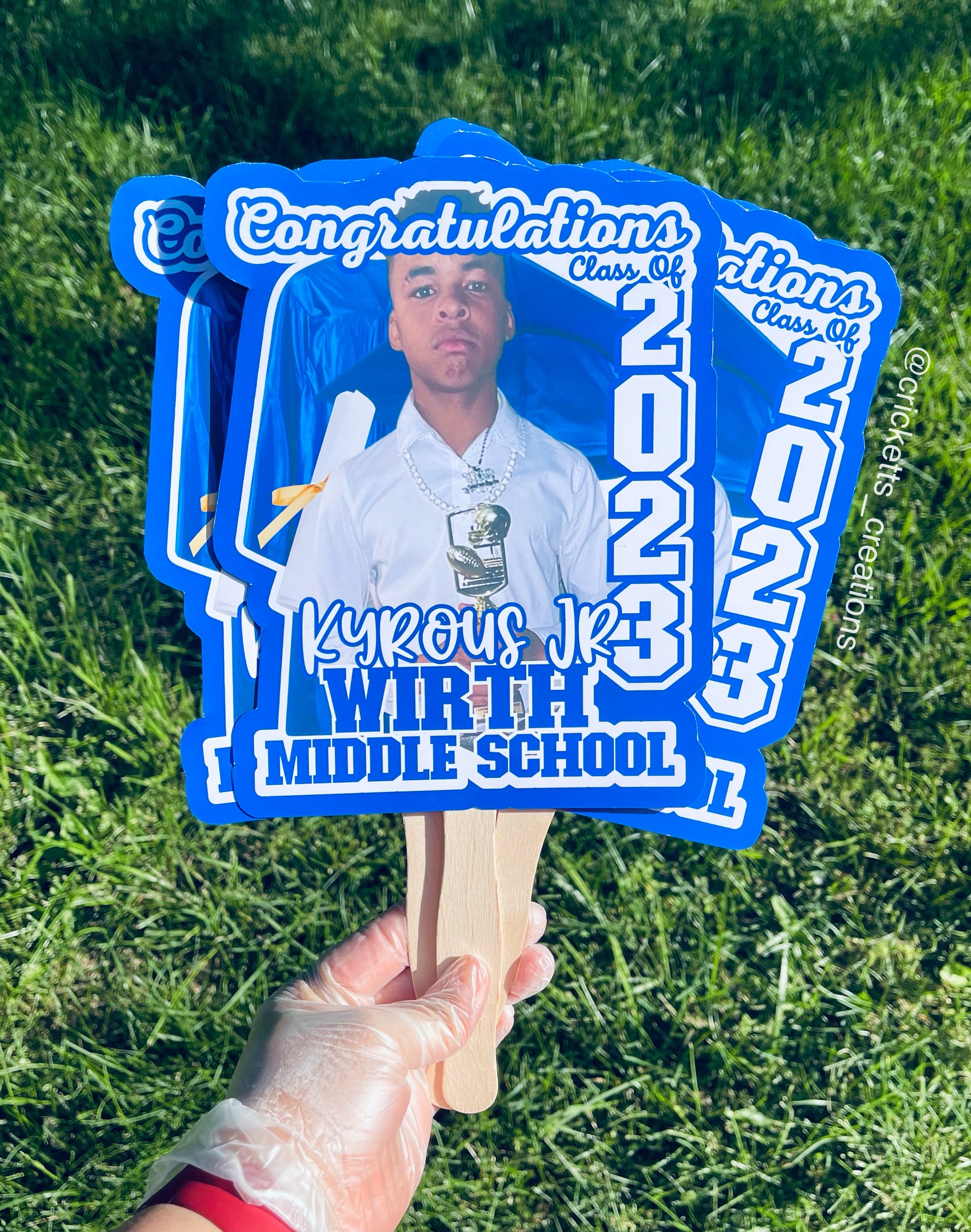 Custom Grad Fans (Standard SIze)