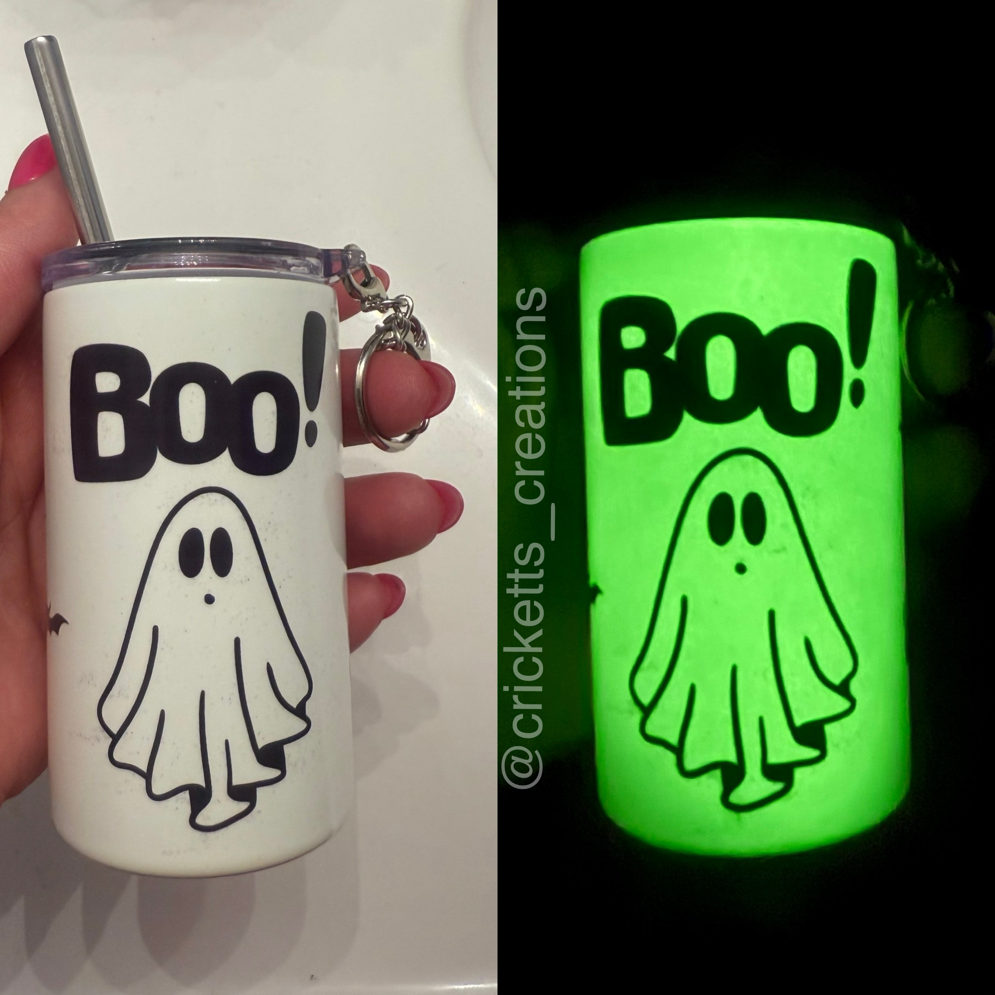 ✨ Boo-tifully Spooky Mini Shot Glass Tumbler ✨