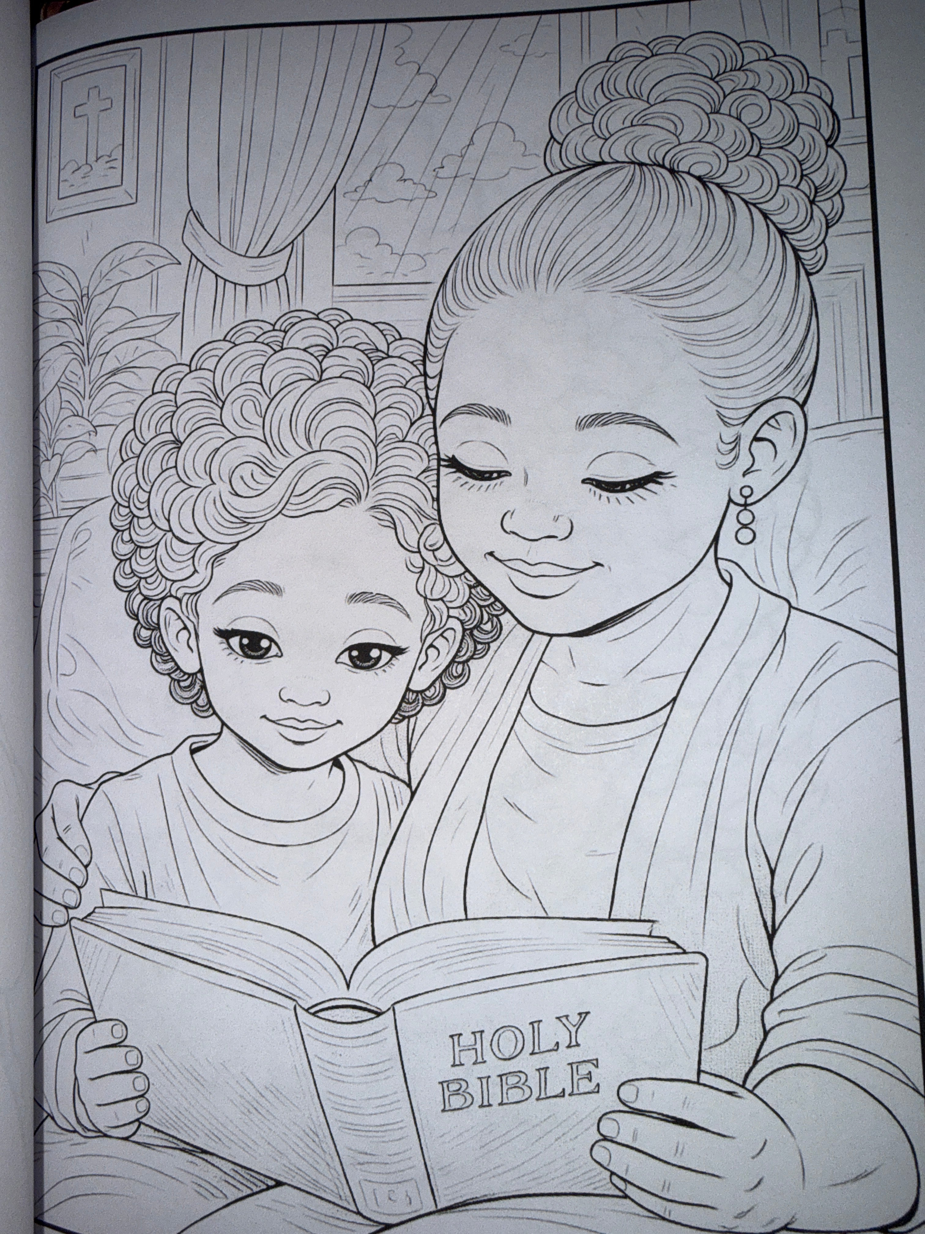 God Loves Me: Faith-Based Coloring Book for Kids