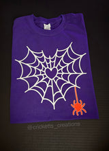 Load image into Gallery viewer, 🕸️ Heart of the Web Glow Tee
