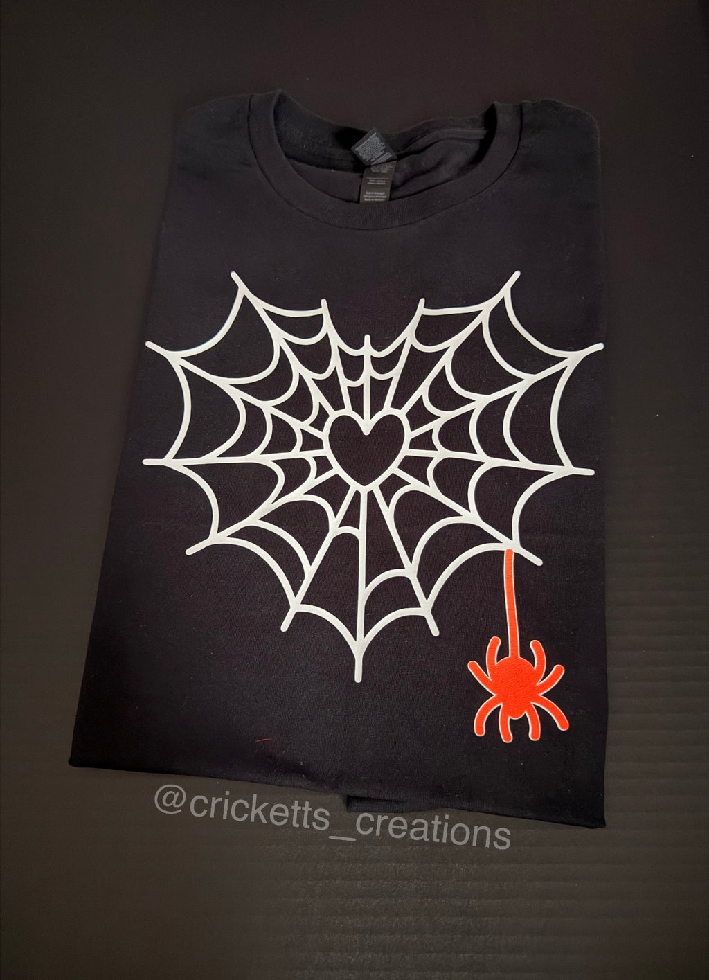 🕸️ Heart of the Web Glow Shirt